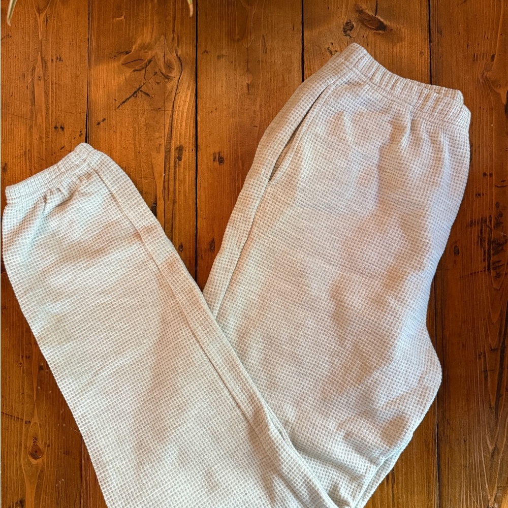 Brunette The Label Cream Track Pants